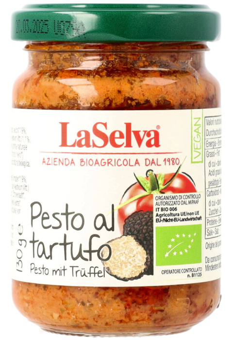 Pesto pomidorowe z truflami 130g BIO Pesto pomidorowe z truflami 130g BIO